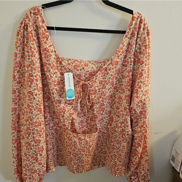 Lush brand flowered top size 3x from stitch fix - Picture 4 of 4